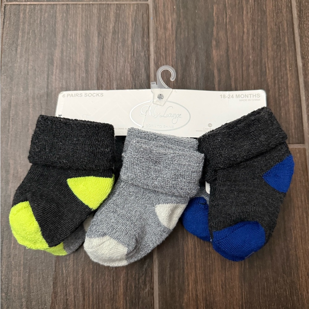 🪼Infant Socks Set - 6 Pairs